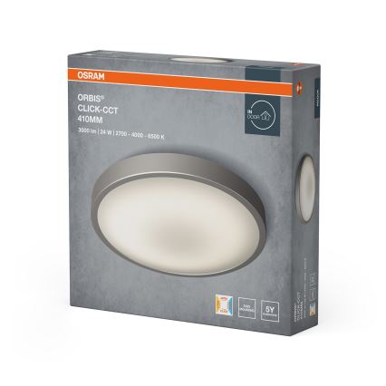 Osram - Plafoniera a LED ORBIS LED/24W/230V 2700/4000/6500K Ø 41 cm cromo opaco