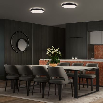 Osram - Plafoniera LED ORBIS LONDON LED/16W/230V Ø 28 cm nera