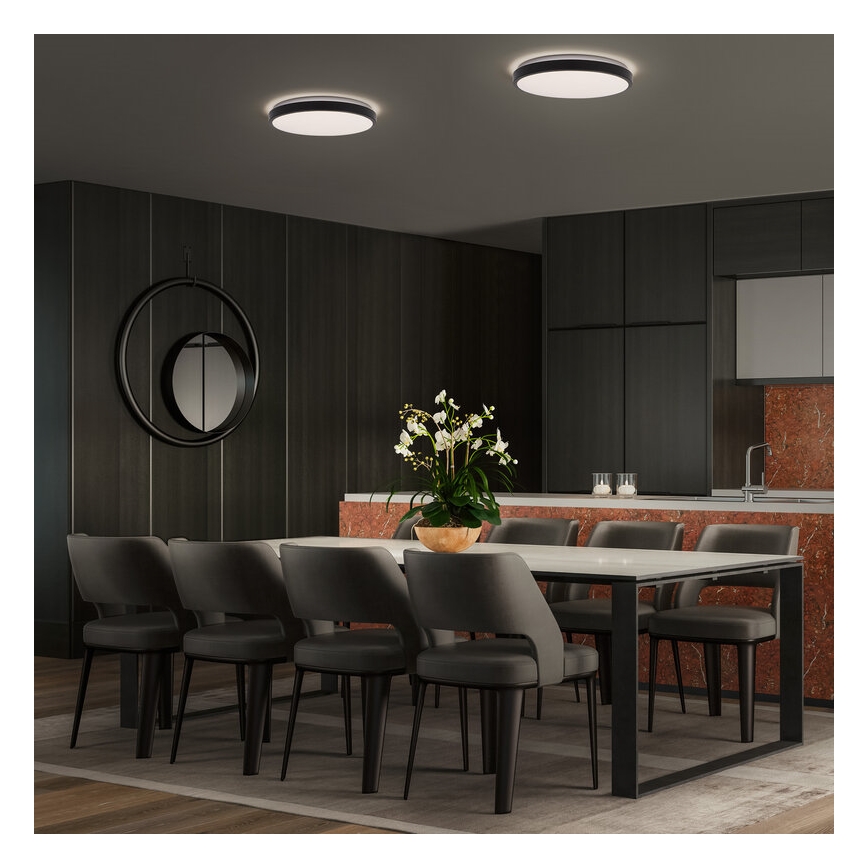 Osram - Plafoniera LED ORBIS LONDON LED/16W/230V Ø 28 cm nera