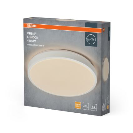 Osram - Plafoniera LED ORBIS LONDON LED/36W/230V Ø 48 cm bianca
