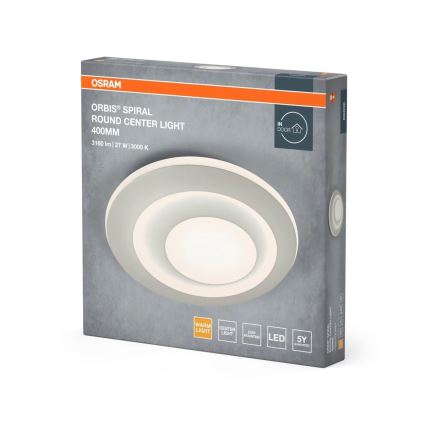Osram - Plafoniera LED ORBIS SPIRAL LED/27W/230V Ø 40 cm bianca
