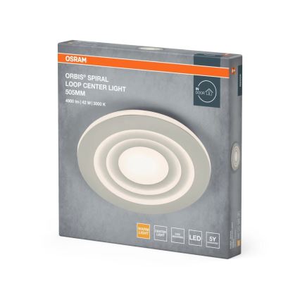 Osram - Plafoniera LED ORBIS SPIRAL LED/42W/230V Ø 50,5 cm bianca