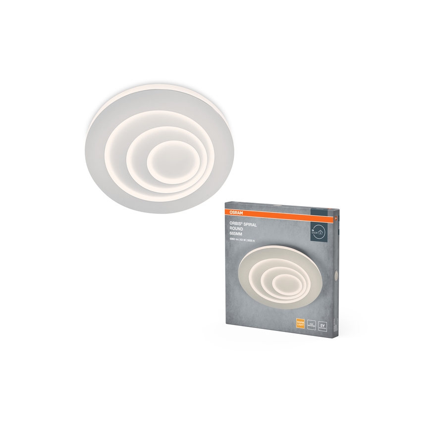 Osram - Plafoniera LED ORBIS SPIRAL LED/63W/230V Ø 68,5 cm