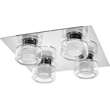 Osram - Plafoniera LED per bagno ORBIS FLAME 4xLED/5,5W/230V 3000/4000K IP44 cromo lucido