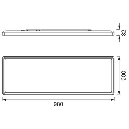 Osram - Plafoniera LED PLANON EASYFIX LED/30W/230V 2800/4000/6000K IP54 nera
