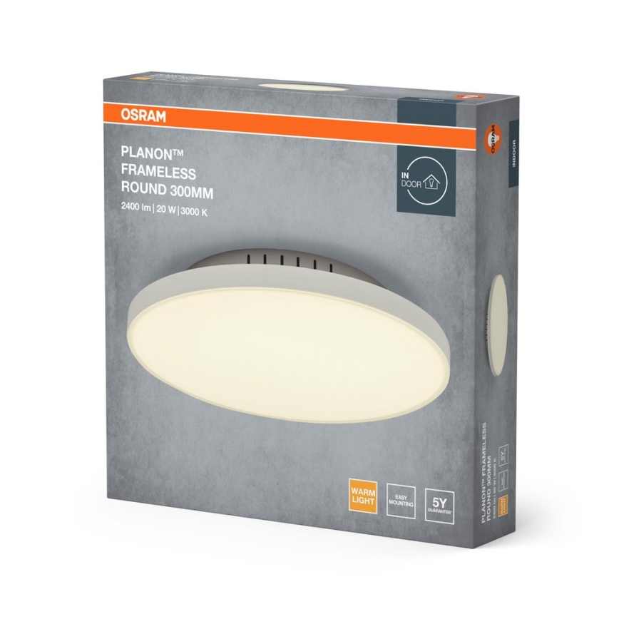 Osram - Plafoniera LED PLANON LED/20W/230V 3000K Ø 30 cm bianca