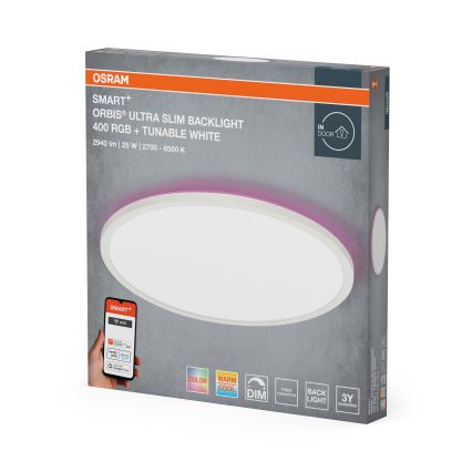 Osram - Plafoniera SMART+ ORBIS LED RGBW dimmerabile LED/25W/230V Ø 40 cm 2700-6500K Wi-Fi