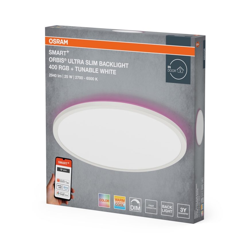 Osram - Plafoniera SMART+ ORBIS LED RGBW dimmerabile LED/25W/230V Ø 40 cm 2700-6500K Wi-Fi
