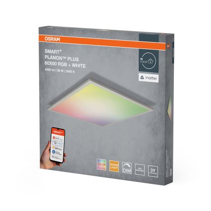 Osram - Plafoniera LED RGBW dimmerabile SMART+ PLANON LED/36W/230V 60x60 cm Wi-Fi