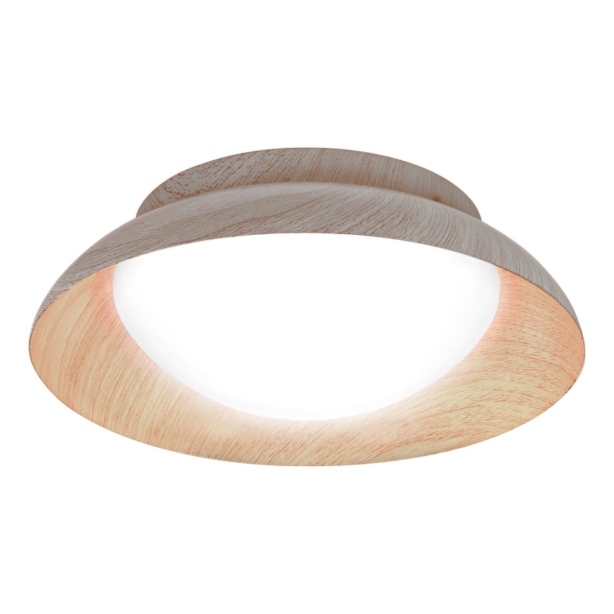 Osram - Plafoniera ORBIS MILAN 2xE27/10W/230V diam. 30,5 cm finitura effetto legno