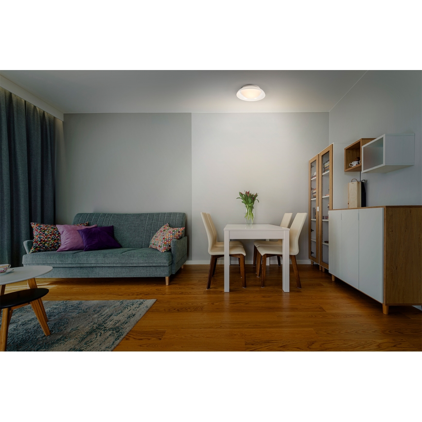 Osram - Plafoniera ORBIS MILAN 2xE27/10W/230V Ø 30,5 cm marrone