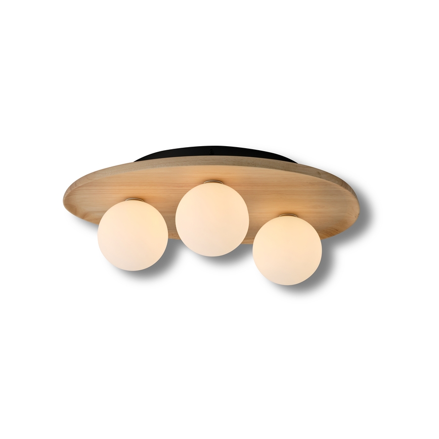 Osram - Plafoniera WOOD NEST 3xG9/5W/230V in legno di Hevea