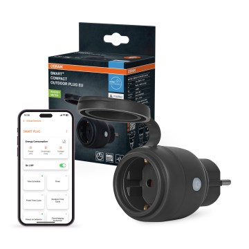 Osram - Presa da esterno intelligente SMART+ MATTER SCHUKO 3680W/230V/16A IP44 Wi‑Fi