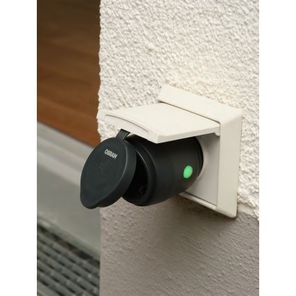 Osram - Presa da esterno intelligente SMART+ MATTER SCHUKO 3680W/230V/16A IP44 Wi‑Fi