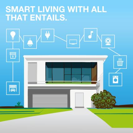 Osram - Presa da esterno intelligente SMART+ MATTER SCHUKO 3680W/230V/16A IP44 Wi‑Fi