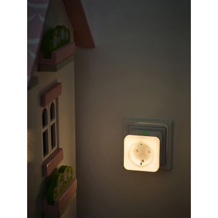 Osram - Presa LED dimmerabile con illuminazione SCHUKO SMART+ NIGHTLIGHT 3680W/230V Wi-Fi