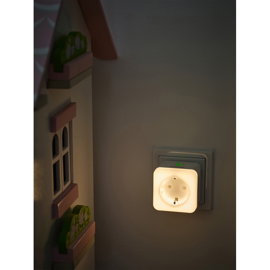 Osram - Presa LED dimmerabile con illuminazione SCHUKO SMART+ NIGHTLIGHT 3680W/230V Wi-Fi