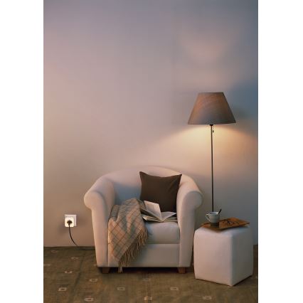Osram - Presa LED dimmerabile con illuminazione SCHUKO SMART+ NIGHTLIGHT 3680W/230V Wi-Fi