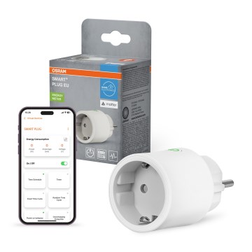 Osram - Presa intelligente SMART+ MATTER SCHUKO 2300W/230V/10A Wi-Fi bianca
