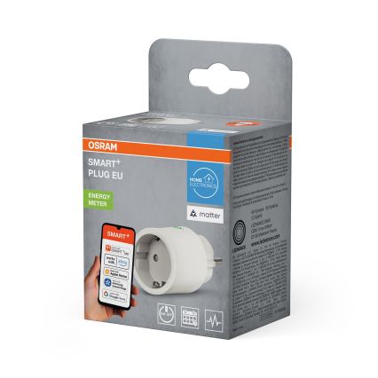 Osram - Presa intelligente SMART+ MATTER SCHUKO 2300W/230V/10A Wi-Fi bianca