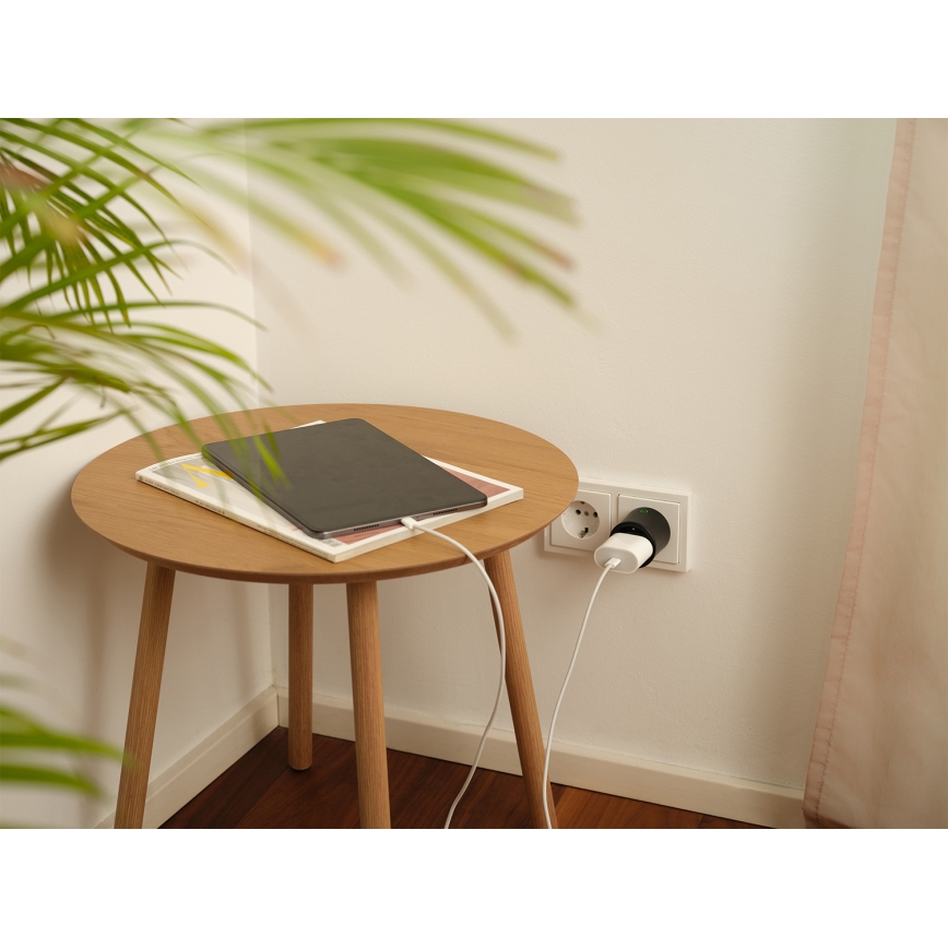 Osram - Presa intelligente SMART+ MATTER SCHUKO 2300W/230V/10A Wi-Fi nera