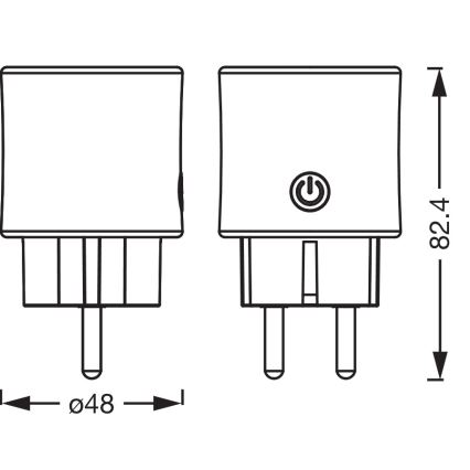 Osram - Presa intelligente SMART+ SCHUKO 2300W/230V/10A bianca
