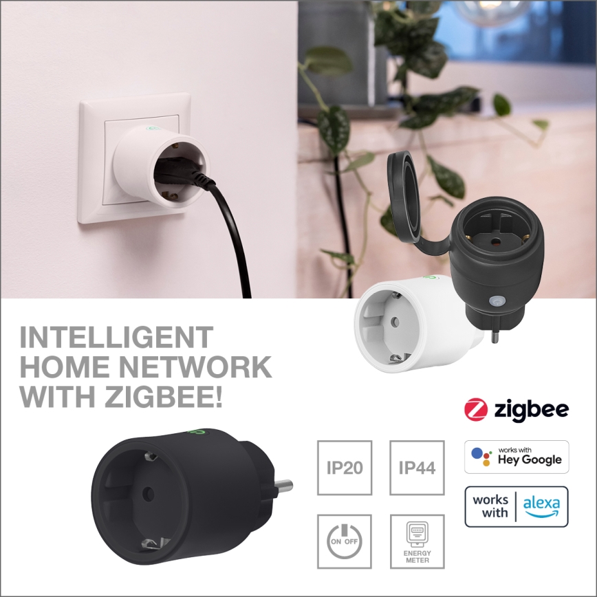 Osram - Presa intelligente SMART+ SCHUKO 2300W/230V/10A nera