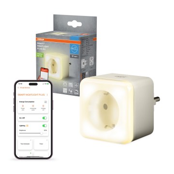 Osram - Presa LED dimmerabile con illuminazione SCHUKO SMART+ NIGHTLIGHT 3680W/230V Wi-Fi