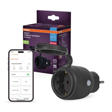 Osram - Presa per esterni intelligente SMART+ SCHUKO 3680W/230V/16A IP44