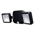 Osram - Proiettore da parete LED per esterni con sensore BATTERY 2xLED/5W/4xD IP54