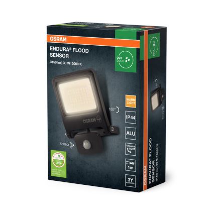 Osram - Proiettore LED con sensore ENDURA LED/30W/230V 3000K IP44