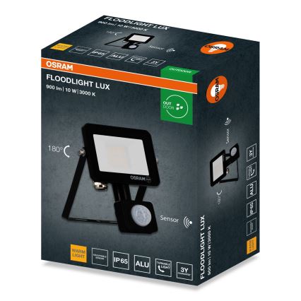 Osram - Proiettore LED con sensore FLOODLIGHT LED/10W/230V 3000K IP65