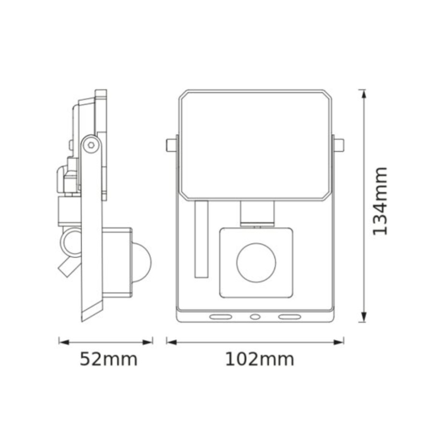 Osram - Proiettore LED con sensore FLOODLIGHT LED/10W/230V 3000K IP65