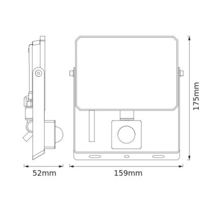 Osram - Proiettore LED con sensore FLOODLIGHT LED/30W/230V 3000K IP65