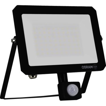 Osram - Proiettore LED con sensori di movimento e crepuscolare FLOODLIGHT LED/50W/230V 3000K IP65 nero