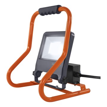 Osram - Proiettore LED con staffa e prese R-STAND LED/50W/230V 4000K IP44 arancione/antracite