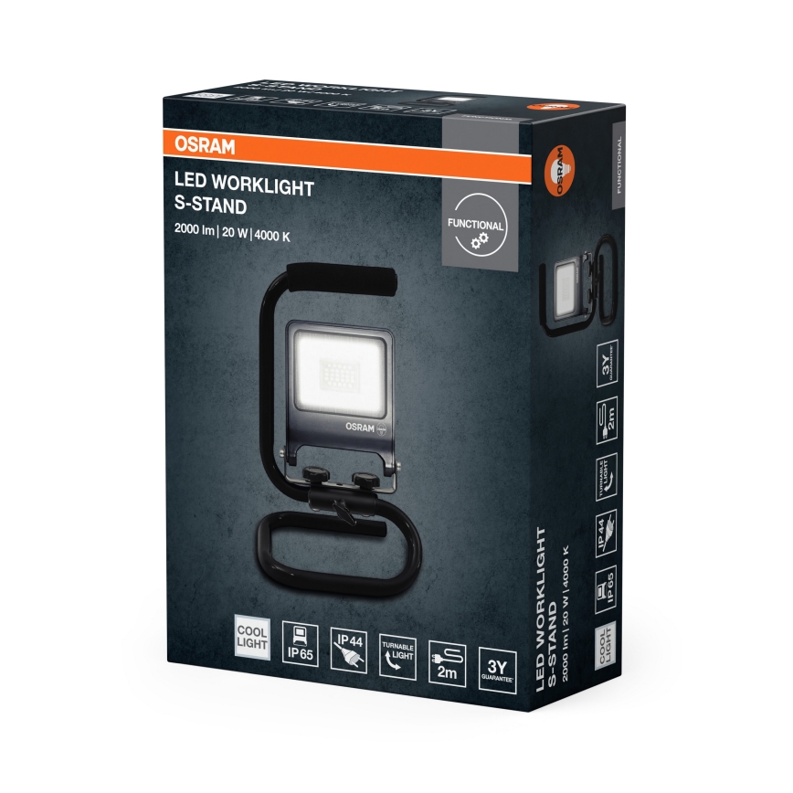 Osram - Proiettore LED con staffa S-STAND LED/20W/230V 4000K IP65 antracite