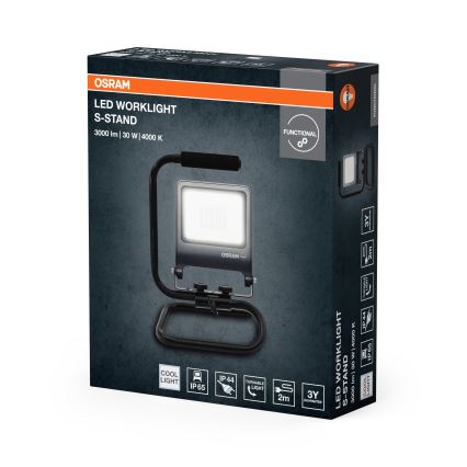 Osram - Proiettore LED con staffa S-STAND LED/30W/230V 4000K IP65 antracite