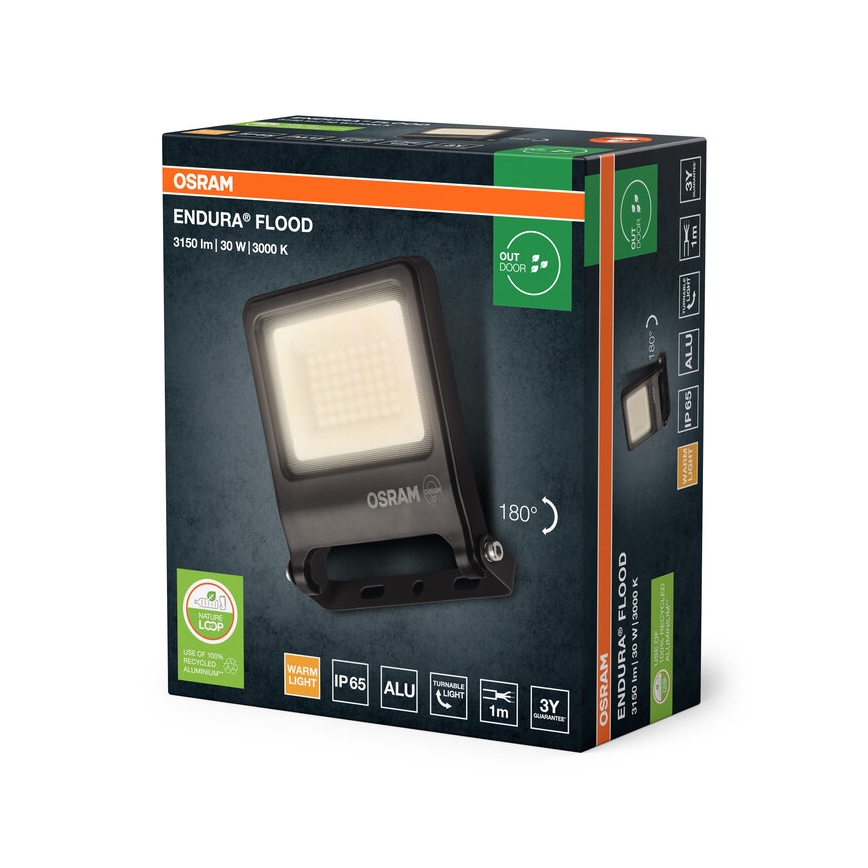 Osram - Proiettore LED ENDURA LED/30W/230V 3000K IP65