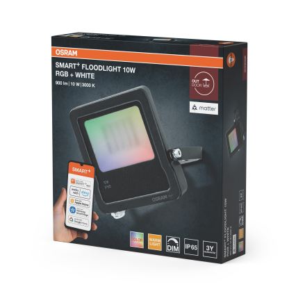 Osram - LED RGBW Proiettore dimmerabile SMART+ FLOODLIGHT LED/10W/230V IP65 Wi-Fi