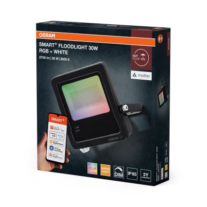 Osram - Proiettore dimmerabile LED RGBW SMART+ FLOODLIGHT 30W/230V IP65 Wi-Fi