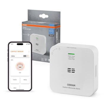 Osram - Rilevatore di monossido di carbonio SMART+ 2xAA Wi-Fi