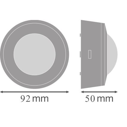 Osram - Sensore di movimento a infrarossi 230V IP44 bianco