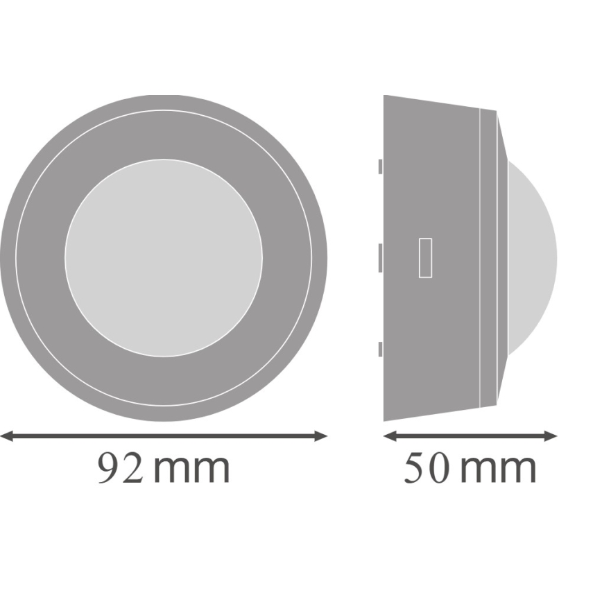 Osram - Sensore di movimento a infrarossi 230V IP44 bianco