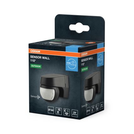 Osram - Sensore di movimento a infrarossi per esterni 230V IP44 nero