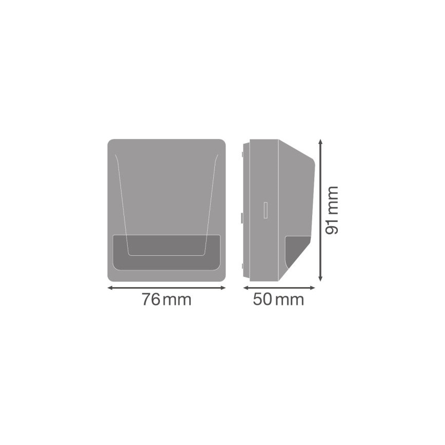 Osram - Sensore di movimento PIR da esterno 230V IP55 antracite