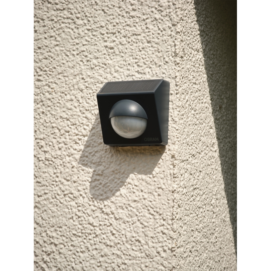 Osram - Sensore di movimento solare per esterni SMART+ 3,7V antracite IP65 Wi-Fi 800 mAh