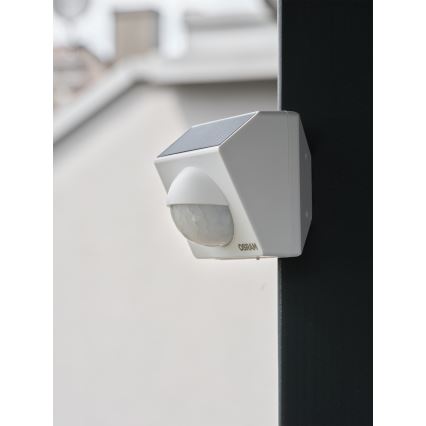 Osram - Sensore di movimento solare per esterni SMART+ 3,7V bianco IP65 Wi-Fi 800 mAh