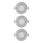 Osram - SET 3x Lampada da incasso LED 3xGU10/3W/230V
