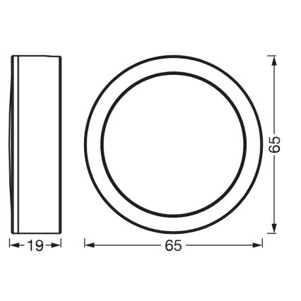 Osram - Set da 3 lampade LED sottopensile, 3W, 230V, 3000K, bianco